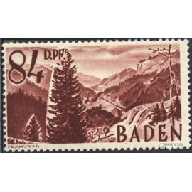 Franz. Zone-Baden 26 fine used/cancelled 1948 Postage stamp (Stamps for collectors) Landscapes