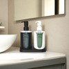 Hand and Dish Soap Dispenser with Black Tray & 4