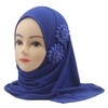 Modest Beauty Soft Instant Hijab for Kids Girls Muslim Headscarf