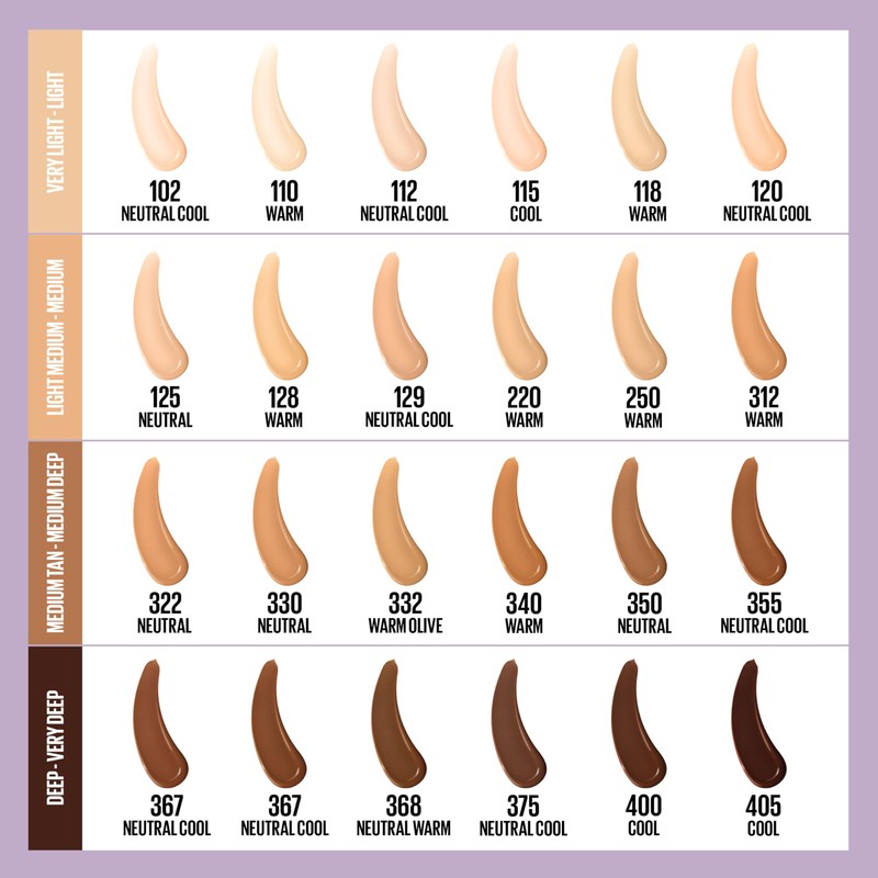 Maybelline Super Stay Lumi-Matte Foundation, Lightweight and Buildable Full Coverage