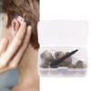 Hearing Amplifier Plugs Double Layers Silicone Ear Plug Tips Dome