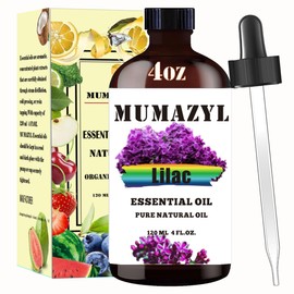 Lilac Essential Oil, Lilac Oil 4 Fl Oz 120ML for Diffuser Humidifier Yoga Cleaning DIY Candle Soap Making Lilac Essential Oils