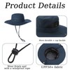 KFSCIP Sun Hat for Men, Wide Brim Boonie Hat for