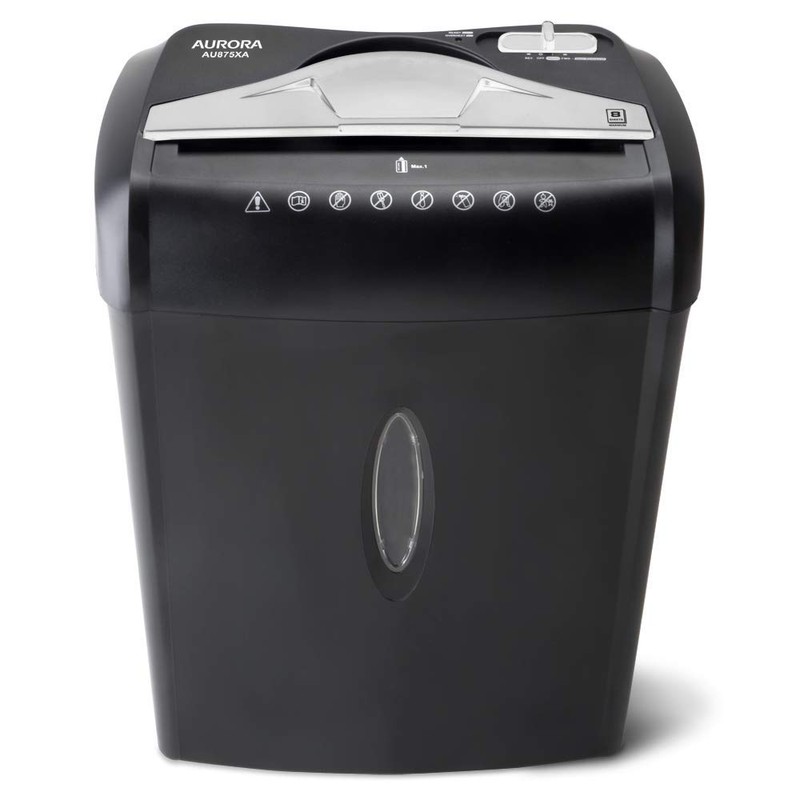 Aurora AU875XA Paper and Credit Card Shredder with 3.7-Gallon Wastebasket,