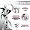 Already Assembled T13 Action Figure Accessories,T13 Multi-Jointed Movable,for Collectors Desktop