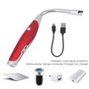 USB Charging Electric Arc Lighter Bottle Opener Kitchen Outdoor Pulse