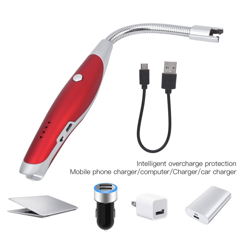 USB Charging Electric Arc Lighter Bottle Opener Kitchen Outdoor Pulse