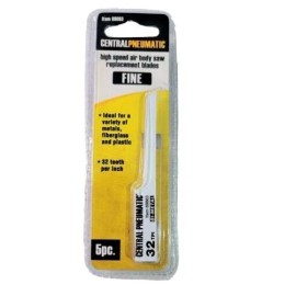 Central Pneumatic 5 FINE Bi-Metal Central Pneumatic High Speed Air Body Saw Replacement Blades