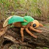 BABY FRANKIEZHOU Parasa Consocia Plush Toy,Green Moth Stuffed Animal, Green