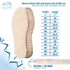 SULPO 2 Pairs Winter Insoles - Soft Warm Sheep Wool
