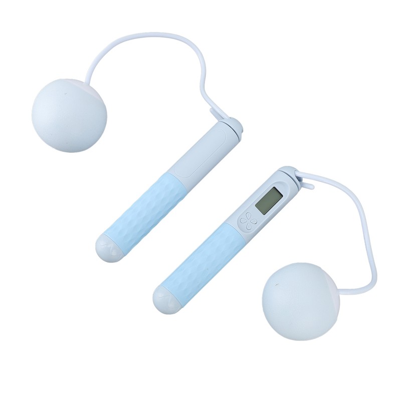 Cordless Jump Rope with Counter LCD Backlit Display Smart Weighted