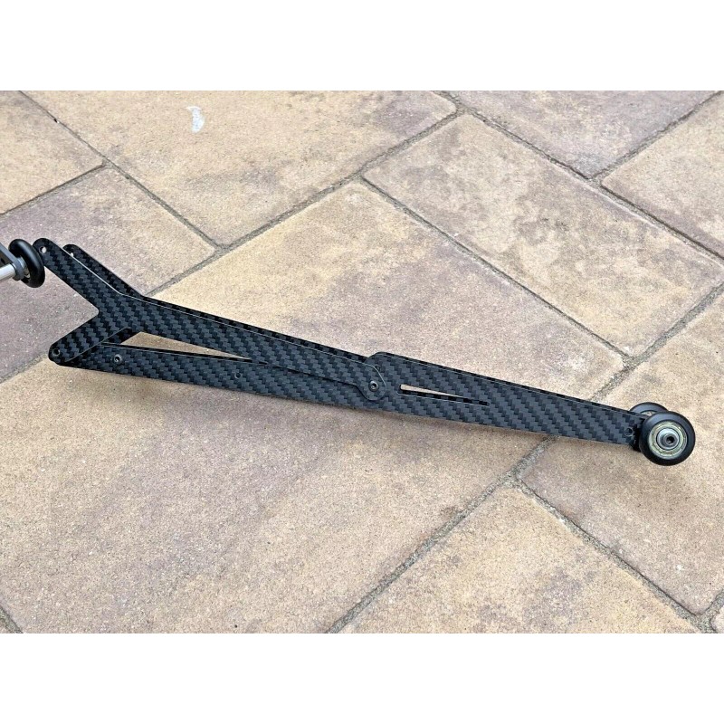 G-Maxx Carbon fiber Adjustable Wheelie Bar For 1/10 losi 22s