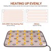 GOLOPET Pet Heating Pad Rose 18x18 in Cat Heated Pads