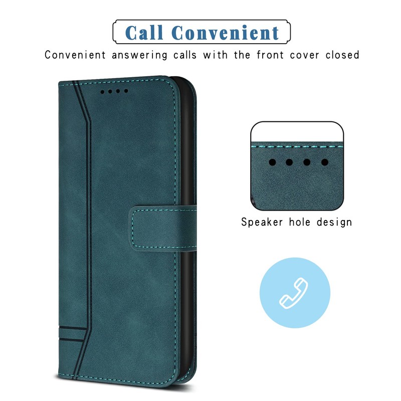 Bravoday Honor 70 Case, PU Leather Flip Case with Card