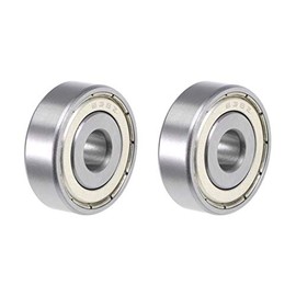 sourcing map 638ZZ Double Shielded ABEC-3 Ball Bearings 8 x 28 x 9 mm Pack of 2