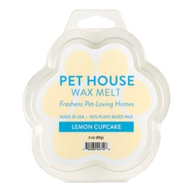 One Fur All Pet House Wax Melts - Lemon Cupcake Pack of 2 - Pet Odor Eliminating Wax Melts - Long-Lasting Scented Wax Melts - Pet-friendly Wax Melts - Natural Wax Melts