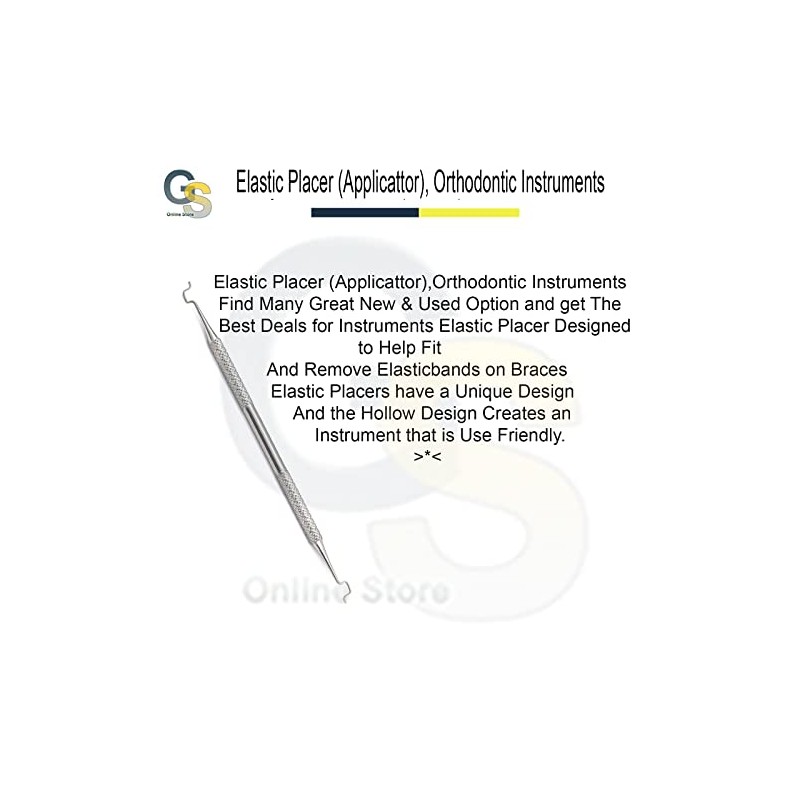 Colocador elástico (aplicador), instrumentos ortodónticos de G.S Online Store