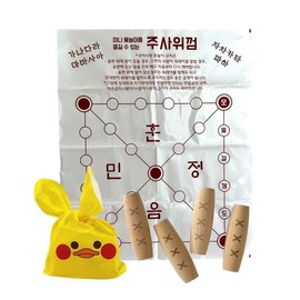 Bean heart red bean heart Mini Yutnori set / 미니 윷놀이세트