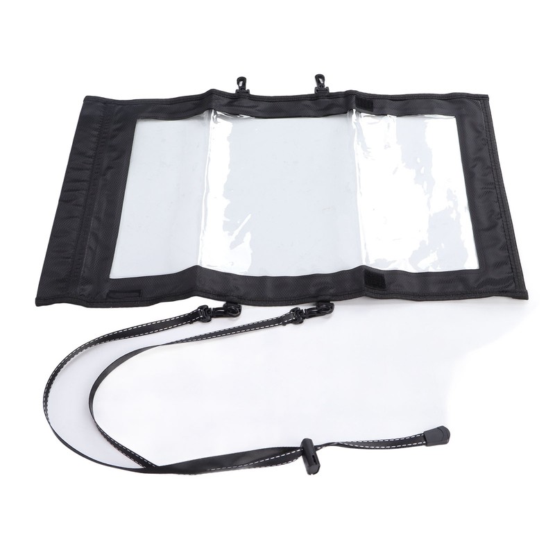Transparent Map Storage Bag Waterproof Folding Storage Pouch for Outdoor