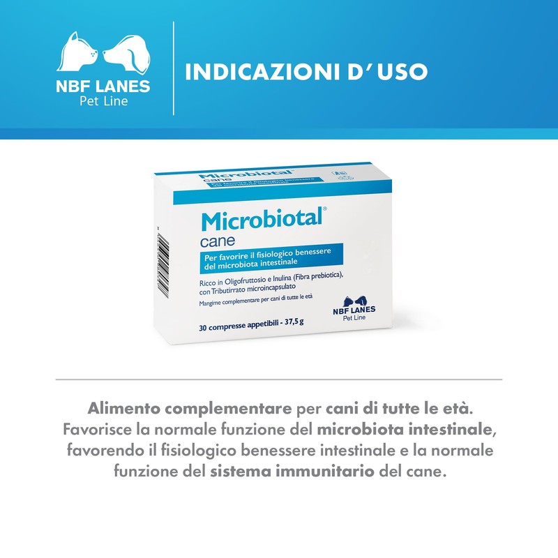 MICROBIOTAL Hund 30 CPR - wirkt gegen die Veränderung der