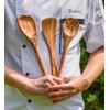Cleminson® Handcrafted Olive Wood Utensils 3 Piece Set – Wooden