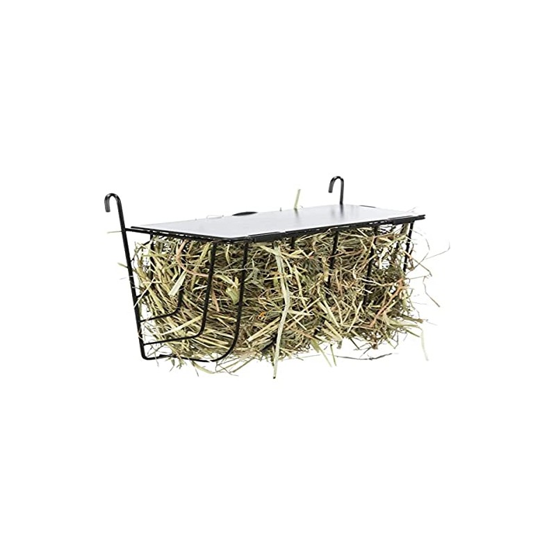 Hanging Hay Holder, 20 × 18 × 12 cm, Black