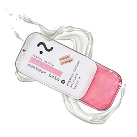 Pure Organic Tallow True Pink Contour Balm, Highlighter Makeup, Moisturising Alternative to a Contour Stick and Liquid Blush, Non-Toxic Face Care Essential, Sweet Orange Scent, 18g - Fierce Nature