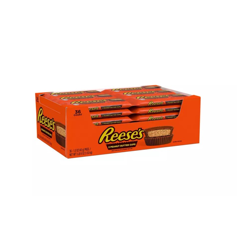 REESE'S Milk Chocolate Peanut Butter Cups, Christmas Candy, Select Flavor