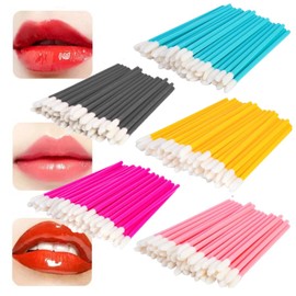 Lip Brush Desechable Para Pestañas Labios Microblanding (50 pz)- Brochas desechables para labios, pinceles de maquillaje, pintalabios, labios, brillantes, aplicadores, herramientas de maquillaje, kit de herramientas de belleza (100 Piezas)