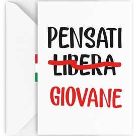 EchoPrints 30th Birthday Card with Envelope - Funny Birthday Greeting Cards (Think Youth)