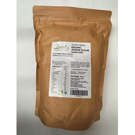 Ancient Grains Organic Sorghum (Jowar) Flour 1kg EU and India Organic Certified