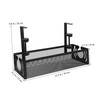 TEHAUX 1 Set Under Desk Cable Tray Wire Organizer with