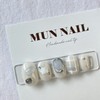 Snowball Nail Tip - Long Oval / 스노우볼 네일팁 -