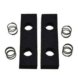 KAISH Set of 2 Bass Pickup Height Foam Pickup Height Adjustment Pads with Springs for Jazz J Bass or for Jazzmaster Style Pickups