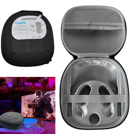 diamondo Travel Carrying Case Shockproof Portable Storage Bag Anti-Scratch Hard Carry Bag with Mesh Pocket for Meta Ques 3 Accessories