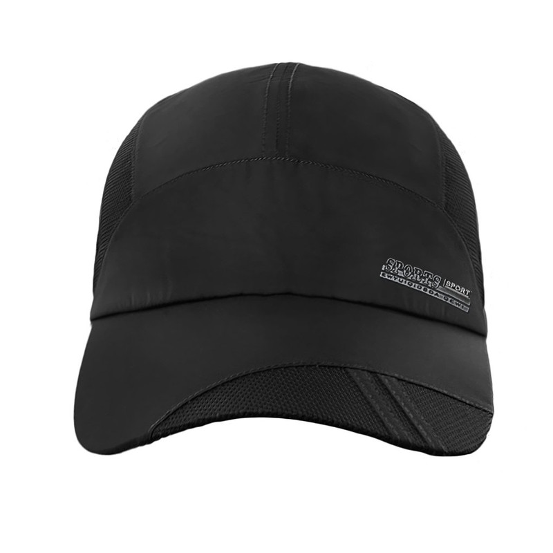 Men's Solid Baseball Hat Cap Mesh Quickly-dry Summer Sun Protection