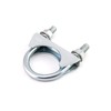 QWORK U-Bolt Muffler Tip Exhaust Hook, 1-1/2" OD 2Pcs Stainless