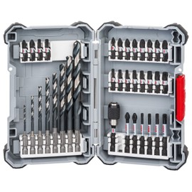 Bosch Professional 35 pieces HSS Drill Bit & Impact Control Screwdriver Bit Set (Pick and Click, HEX-9, Accessories for Impact Drivers)