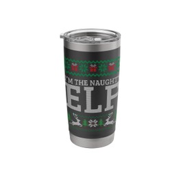 I'm The Naughty Elf Stainless Steel Insulated Tumbler