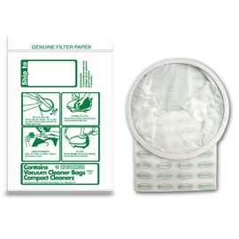 EnviroCare Replacement Vacuum Cleaner Dust Bags Made to Fit TriStar and Compact Canisters 12 pack