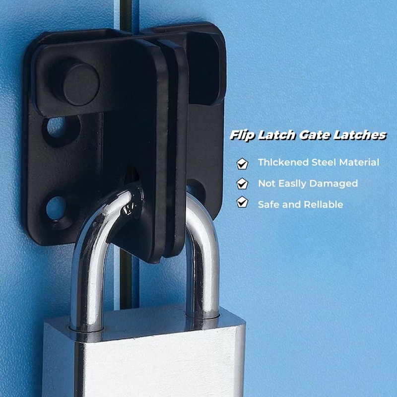 Stainless Steel Flip Latch Slide Bolt Latch Gate Latches Shed