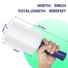 Adhes Recyclable Stretch Wrap Film 5 Inch x 1000 Feet,