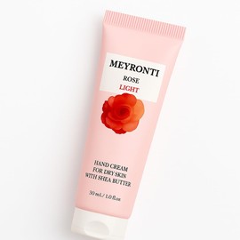 Crema de manos con aroma a rosas para pieles secas, 30 ml/1,01 onzas líquidas, fabricada en EE. UU., con manteca de karité, aceite de rosa y vitamina E, para mujer, tamaño de viaje o para llevar en