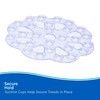 Kenney KN61549 Vinyl Bath Treads with Suction Cups for Use