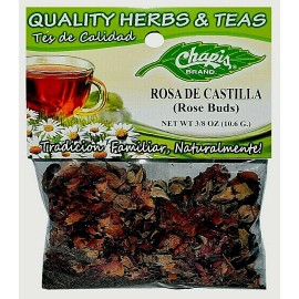 CHAPIS HIERBAS HERBS ROSA DE CASTILLA Net Wt. 3/8 oz. (10.6 g) 3, 6, 12 Packs - 6 PACKS