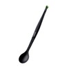 triangle Tasting Spoon with Tweezers, Black, 2-in-1 Spoon and Kitchen