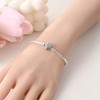 Parmuz 925 Sterling Silver Charms Bracelet for Women Love Heart