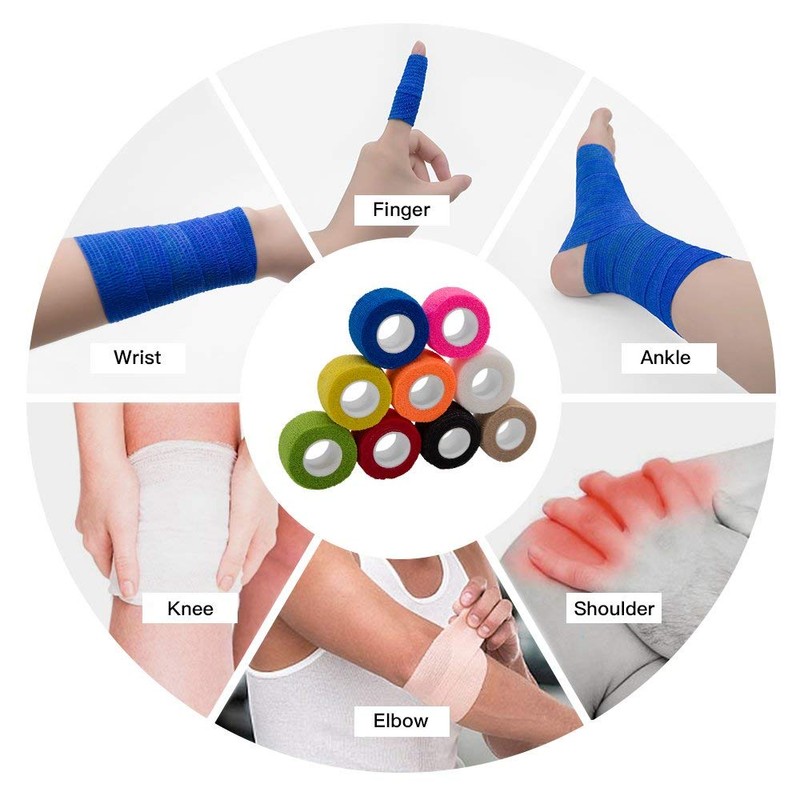 GooGou Self Adhesive Wrap Bandage Cohesive Bandage Breathable Self Adherent