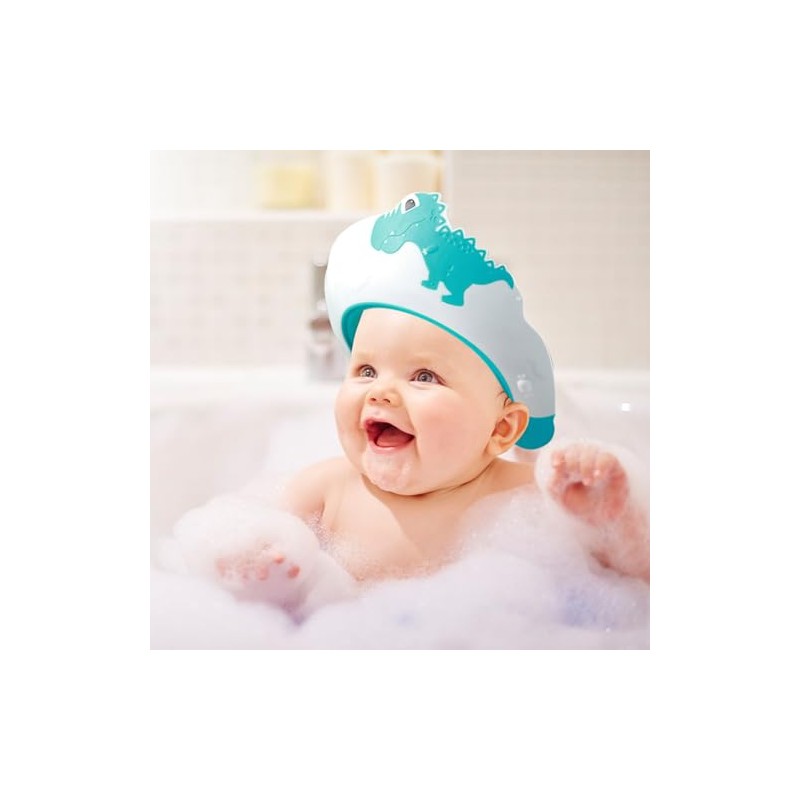 2 Pcs Gorro De Ducha Dinosaurio Para Niños, Gorro De