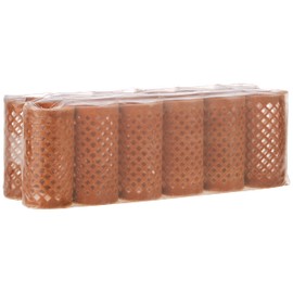 Efalock Metal Flocked Rollers 32 mm Yellow Pack of 12